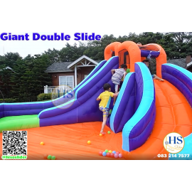 สไลเดอร์คู่ Giant Double Slide Wet&Dry