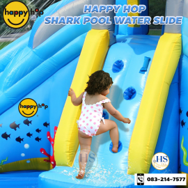 สไลเดอร์ลม Shark pool double water slide