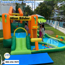 บ้านลมจังเกิล Tropical Play center happy hop